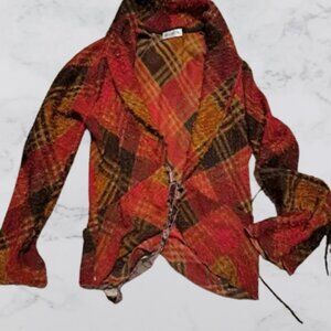 Kokoon Vintage Striped Tie-Front Cardigan - Good Condition
